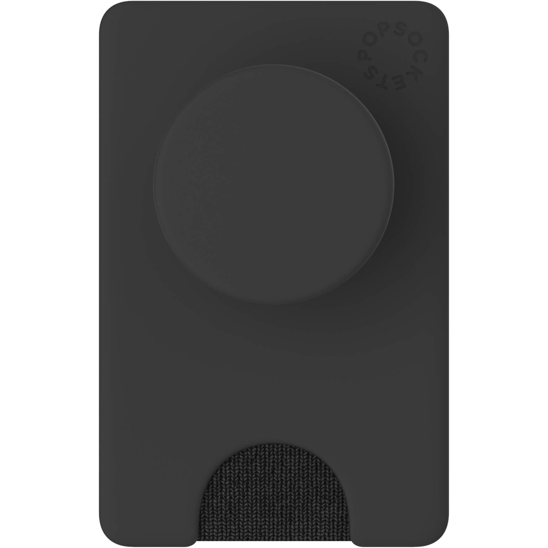 PopWallet+ Mobilplånbok med avtagbar top, svart