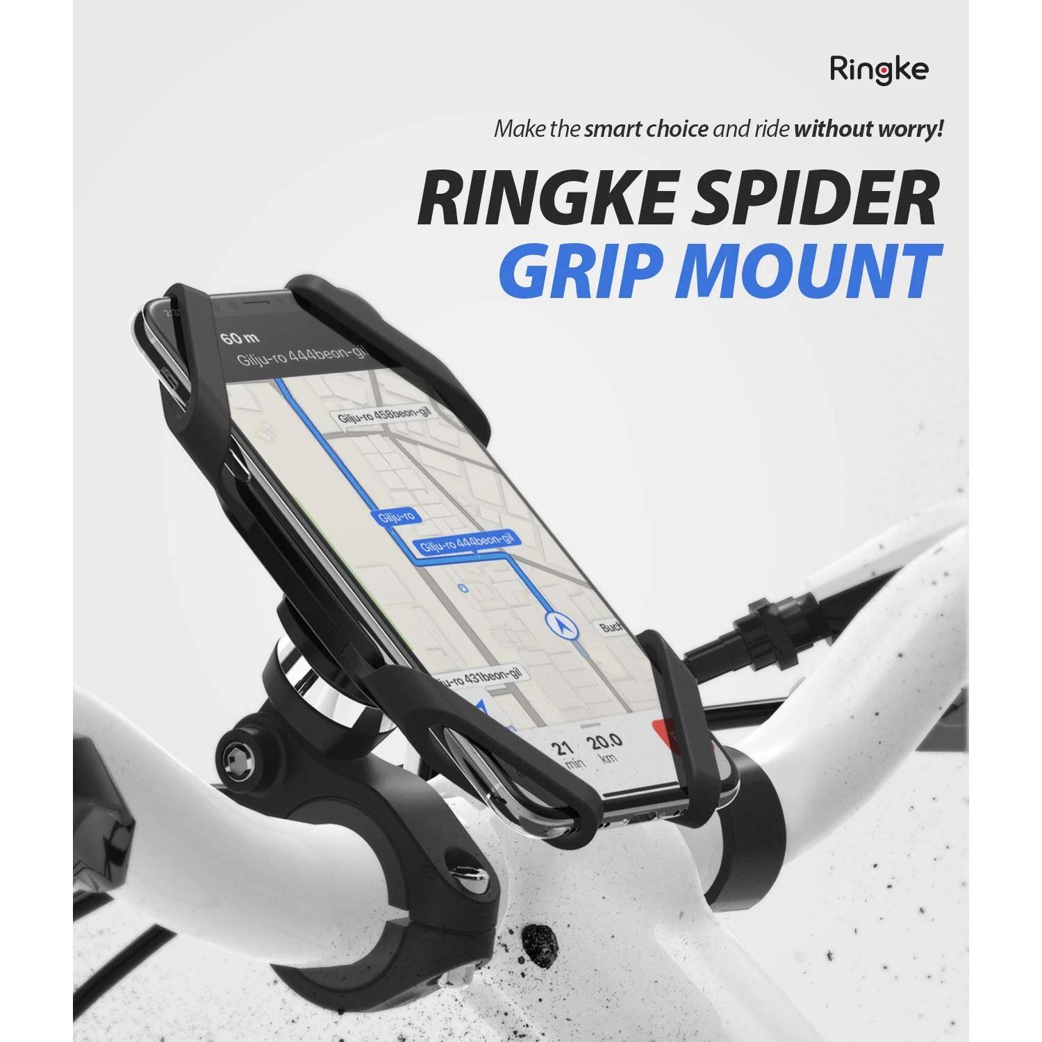 Spider Grip cykelhållare till styret, Black