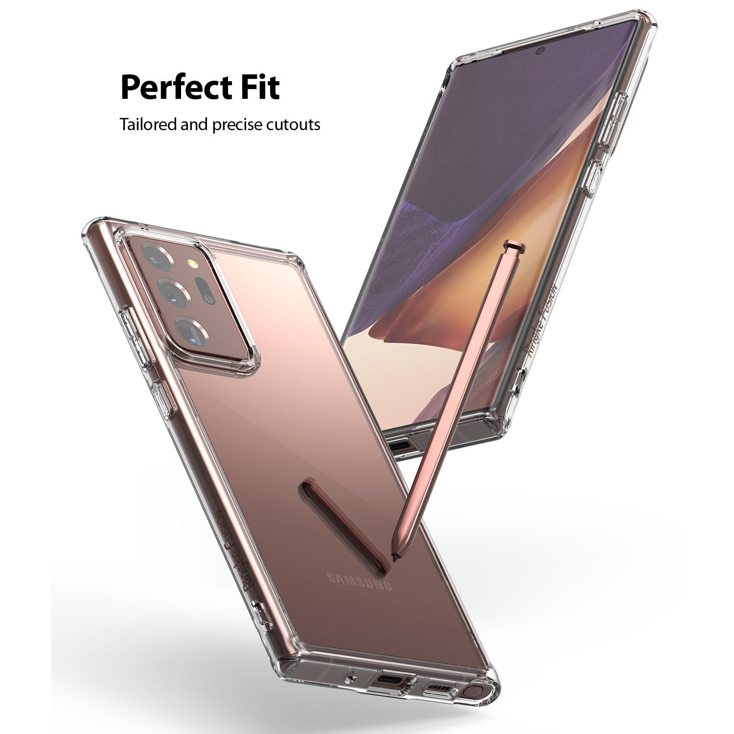 Samsung Galaxy Note 20 Ultra Fusion skal, Genomskinlig