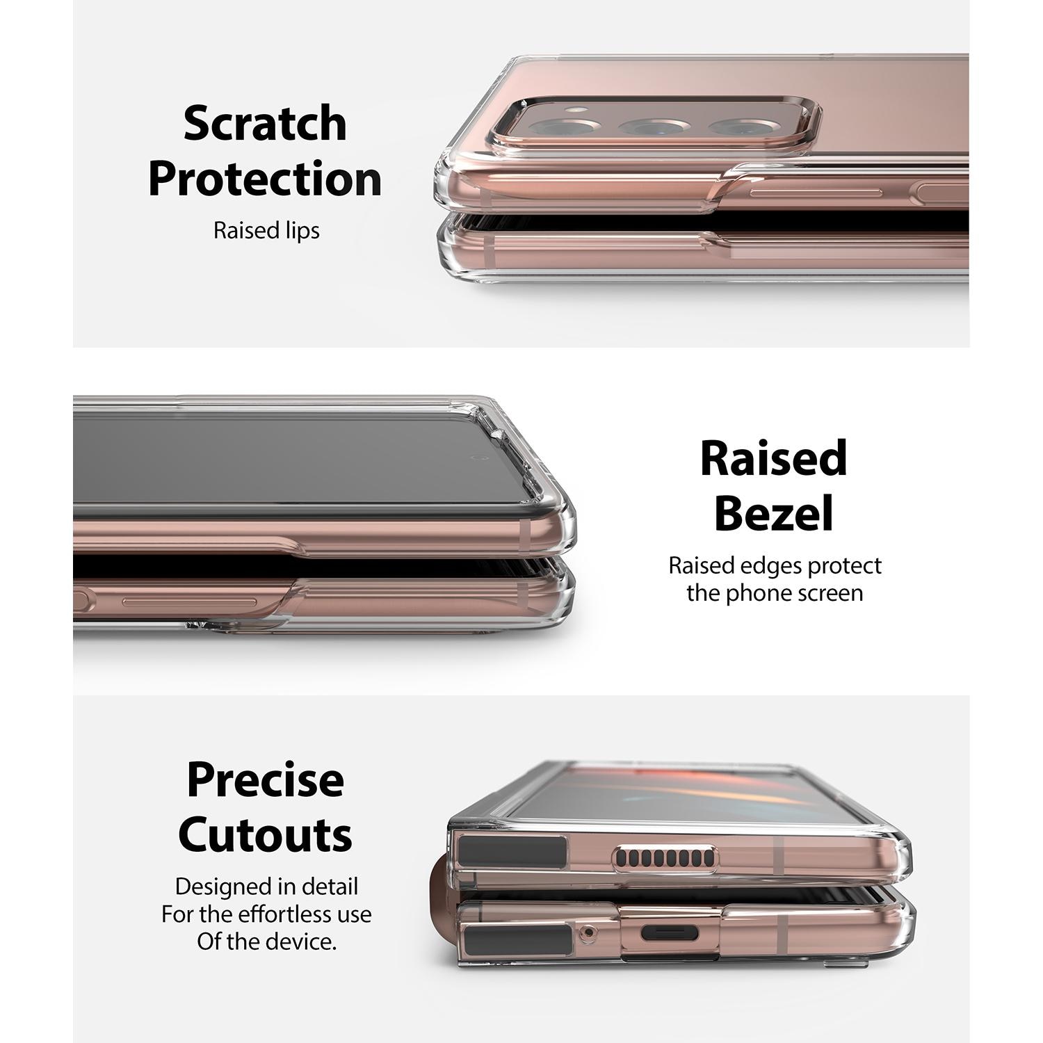 Samsung Galaxy Z Fold 2 Slim Skal, genomskinlig