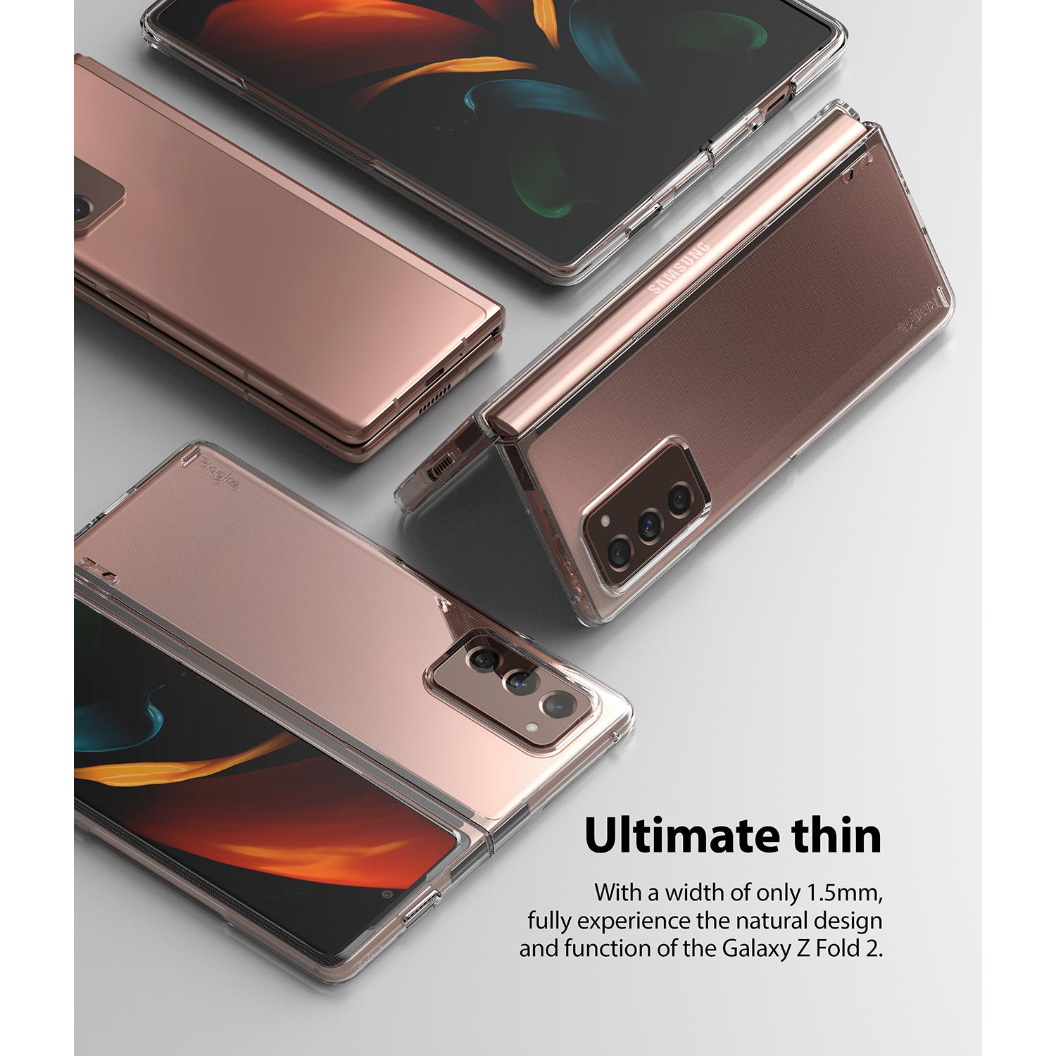 Samsung Galaxy Z Fold 2 Slim Skal, genomskinlig