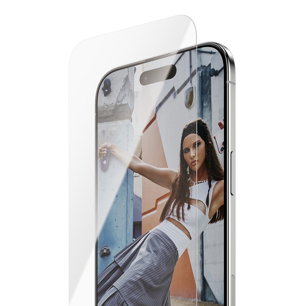 iPhone Air Skärmskydd i glas med installationsram - Ultra Wide Fit