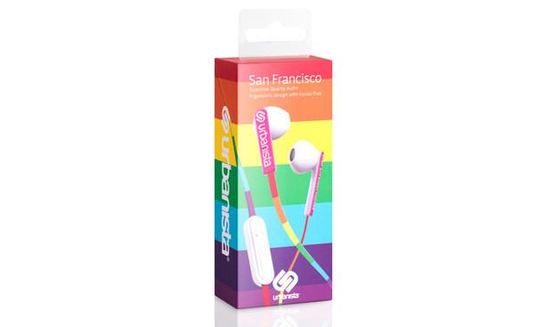 San Francisco Hörlurar In-Ear, Lucky Rainbow