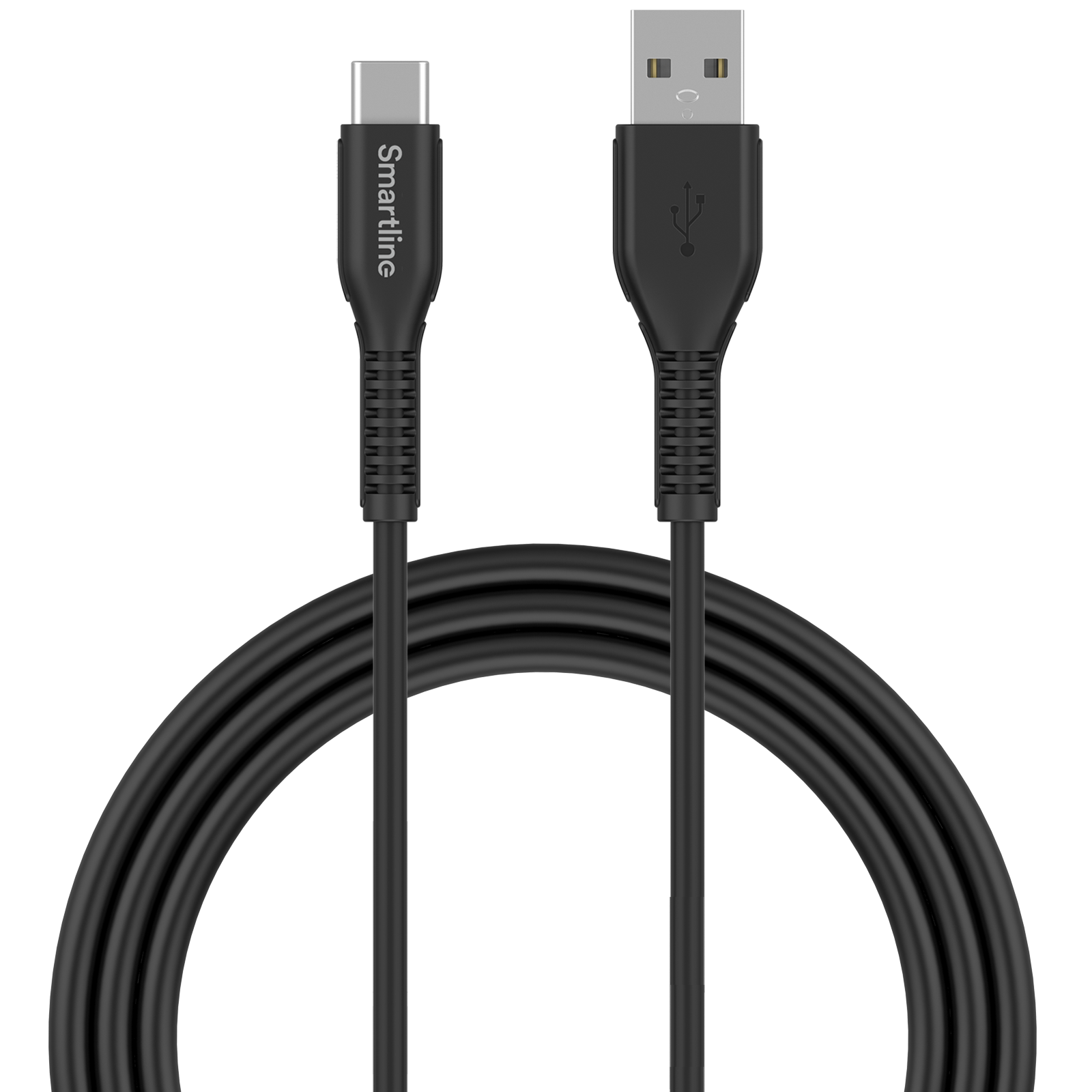 Slitstark Laddningskabel 2m USB-C, svart