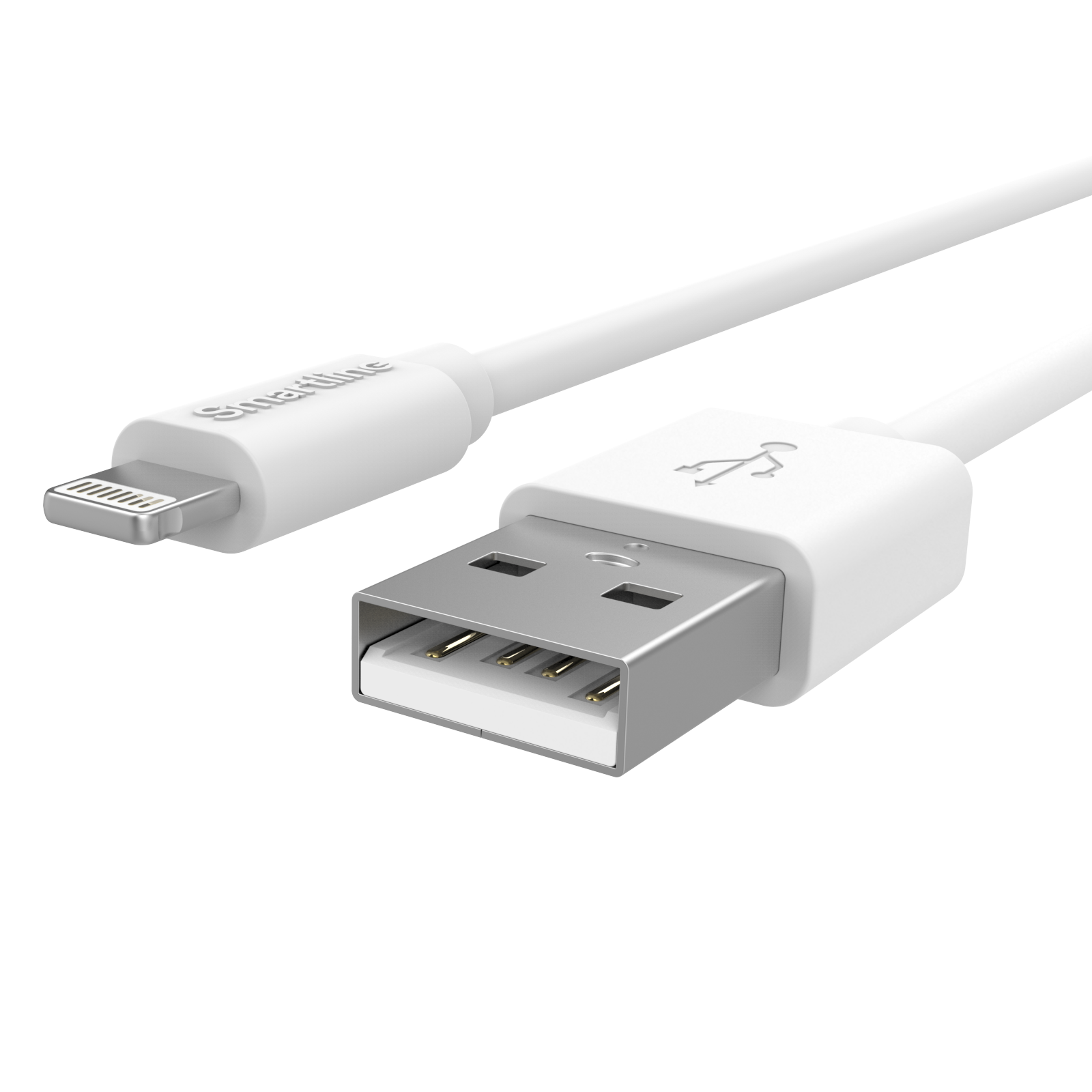Laddningskabel 1m USB-A till Lightning, vit