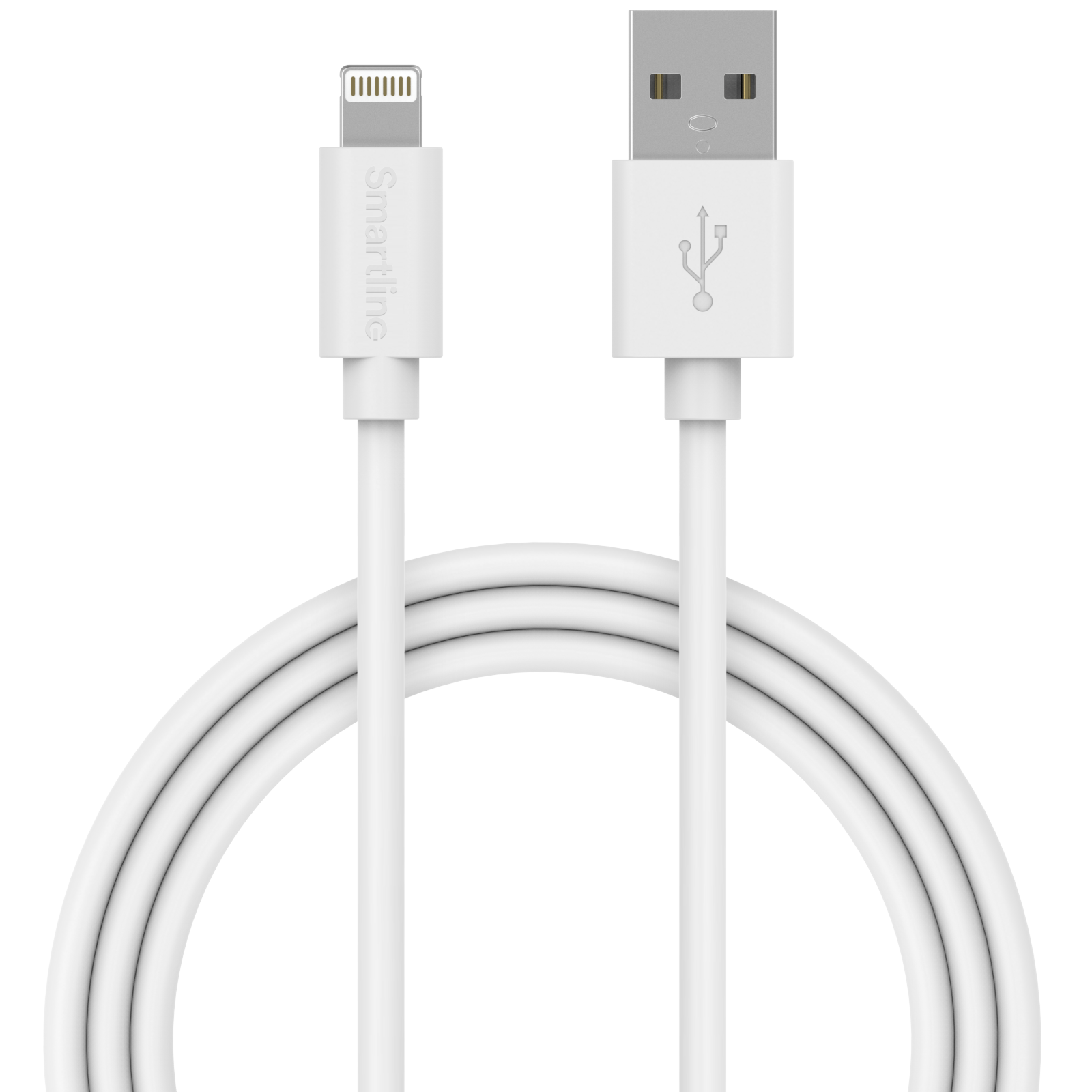 Laddningskabel 2m USB-A till Lightning, vit