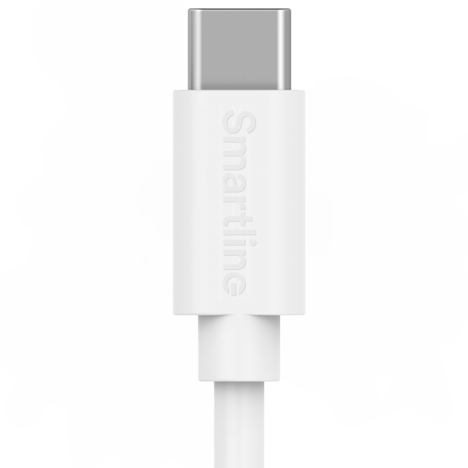 USB-C-laddare - Kit för optimal laddning med 2m USB-C-kabel, vit - Smartline