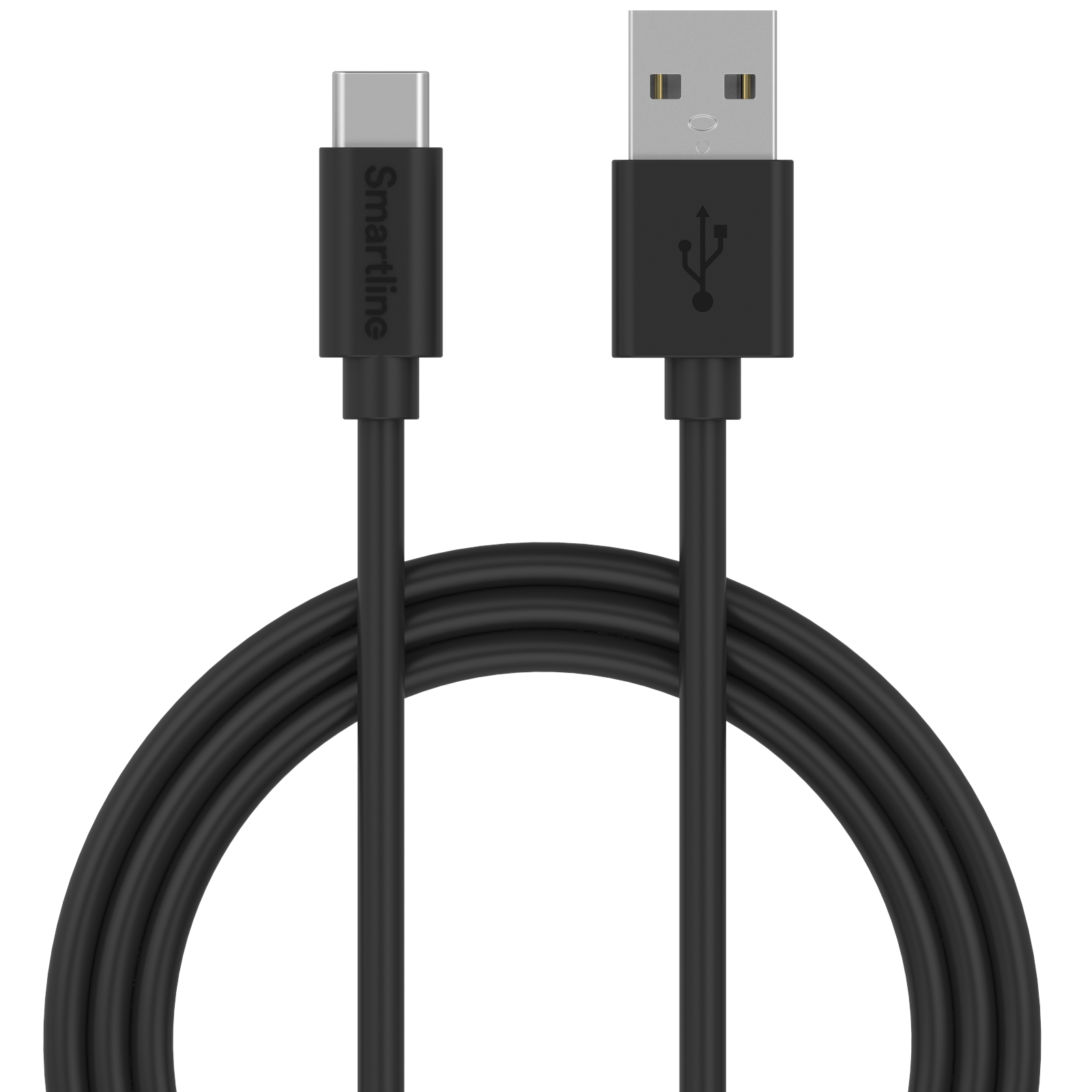 Laddningskabel 1m USB-C, svart