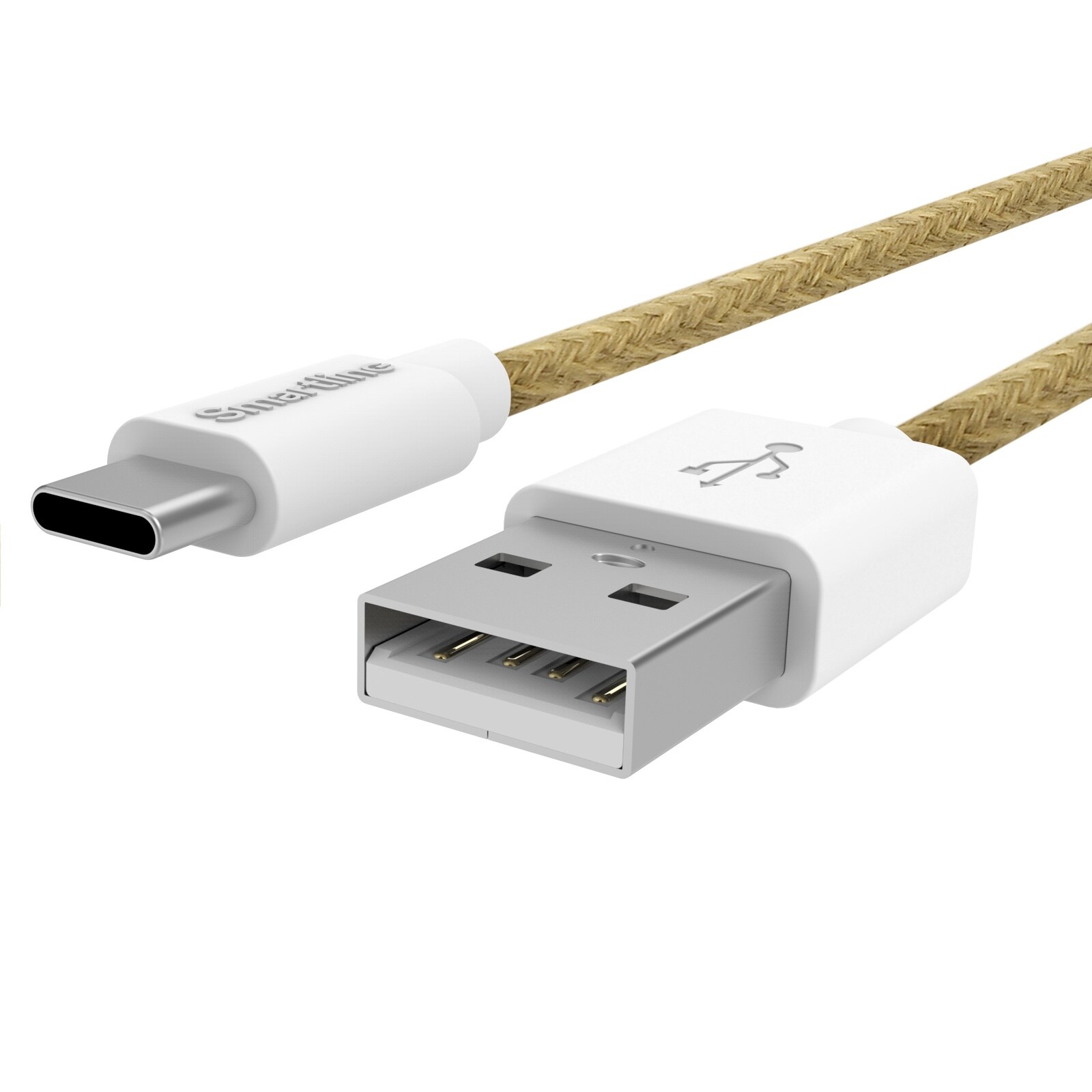 Fuzzy Laddningskabel 2m USB-C, Sand