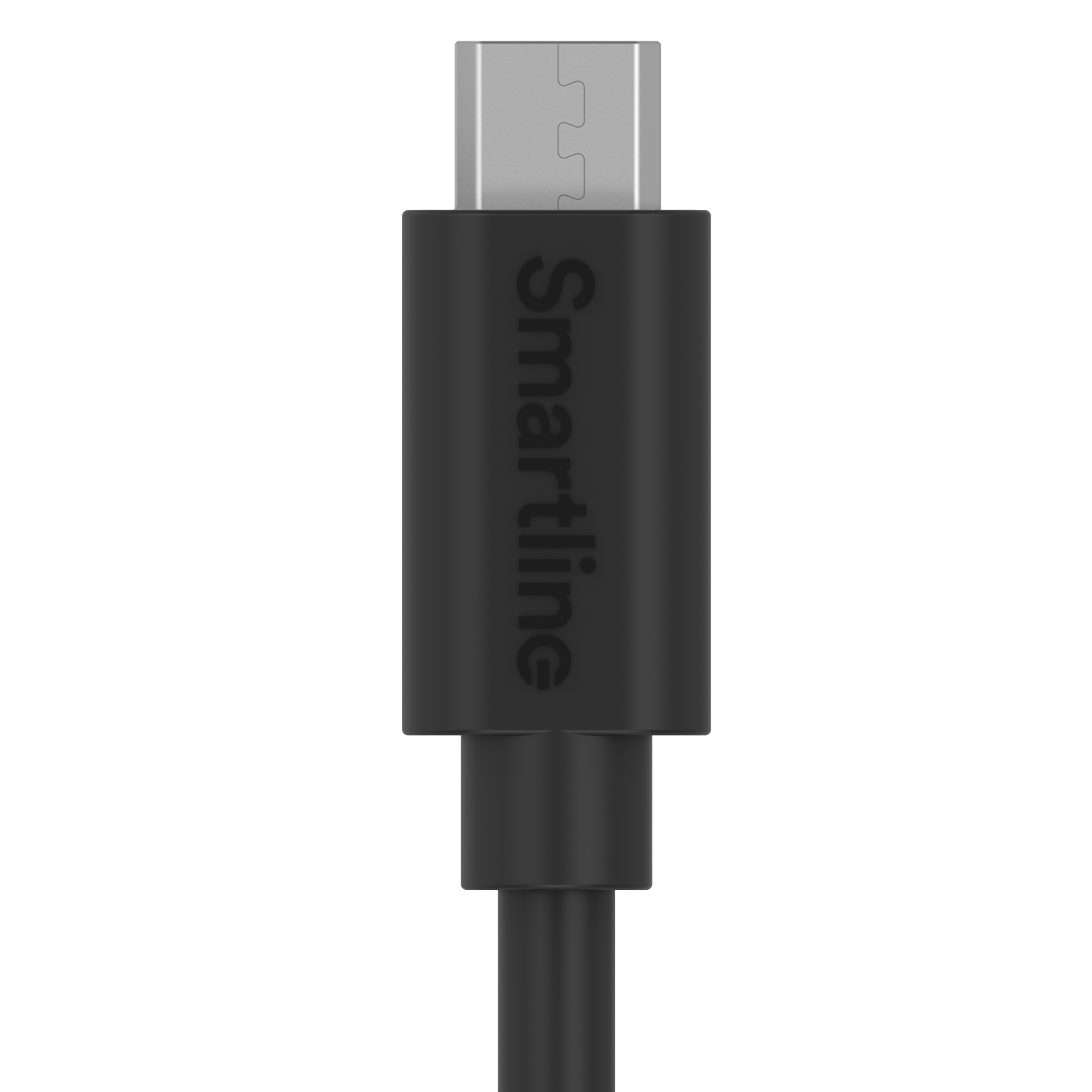 Laddningskabel 2m MicroUSB, svart