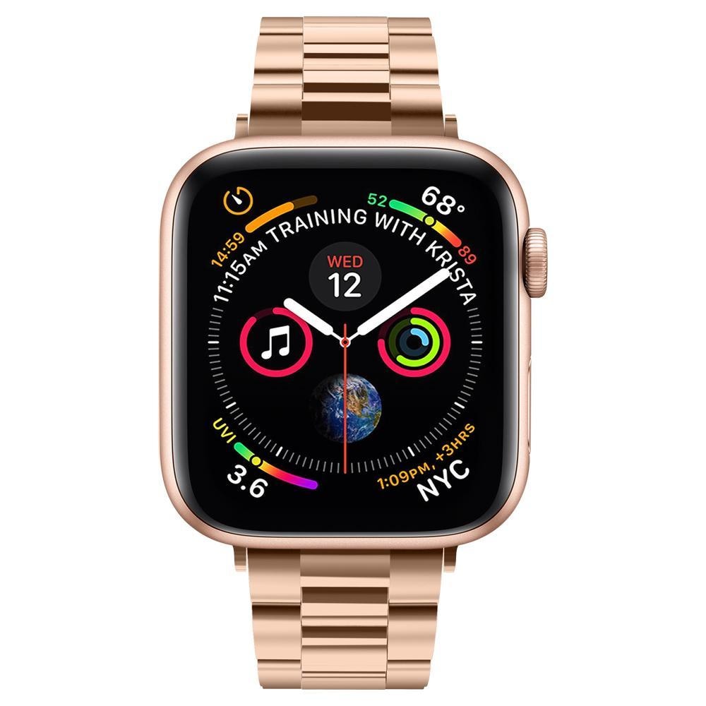 Apple Watch SE 40mm Metallarmband Modern Fit, roséguld