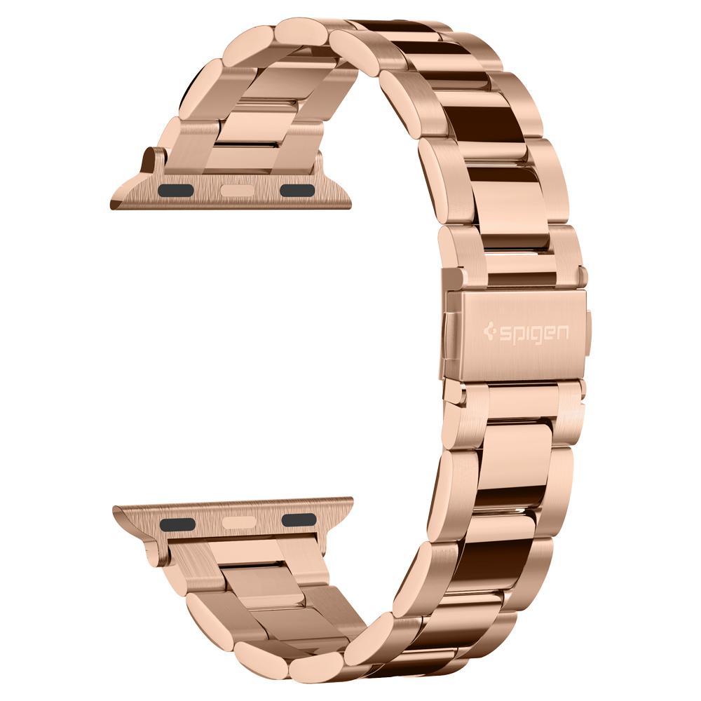 Apple Watch 41mm Series 9 Metallarmband Modern Fit, roséguld
