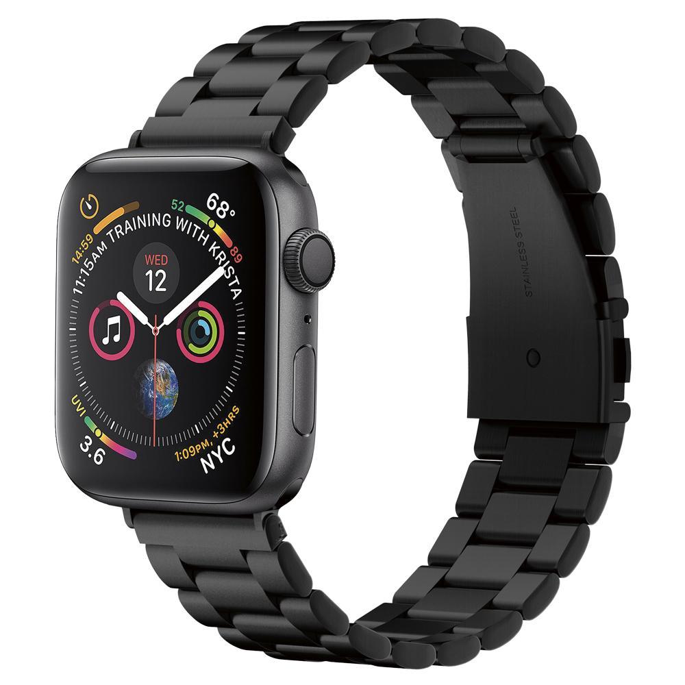 Apple Watch SE 44mm Metallarmband Modern Fit, svart