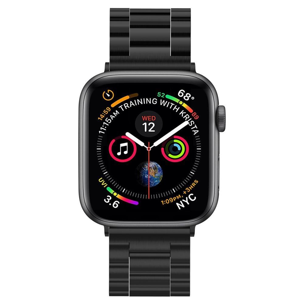 Apple Watch 45mm Series 9 Metallarmband Modern Fit, svart