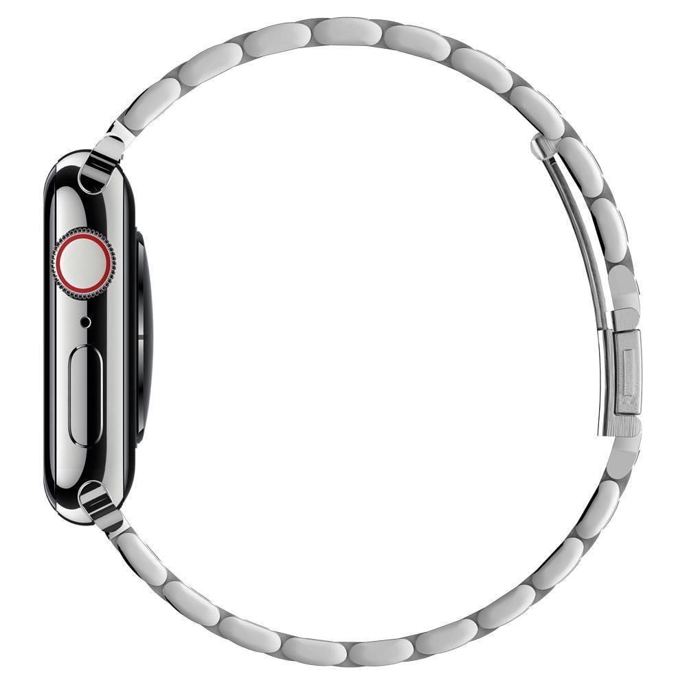 Apple Watch 45mm Series 7 Metallarmband Modern Fit, silver