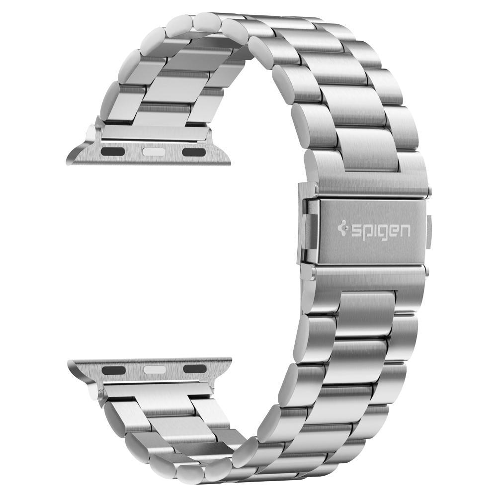 Apple Watch 45mm Series 9 Metallarmband Modern Fit, silver