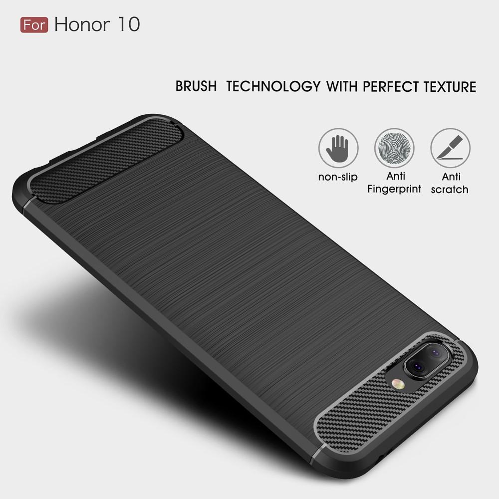 Huawei Honor 10 TPU-skal Brushed, Svart