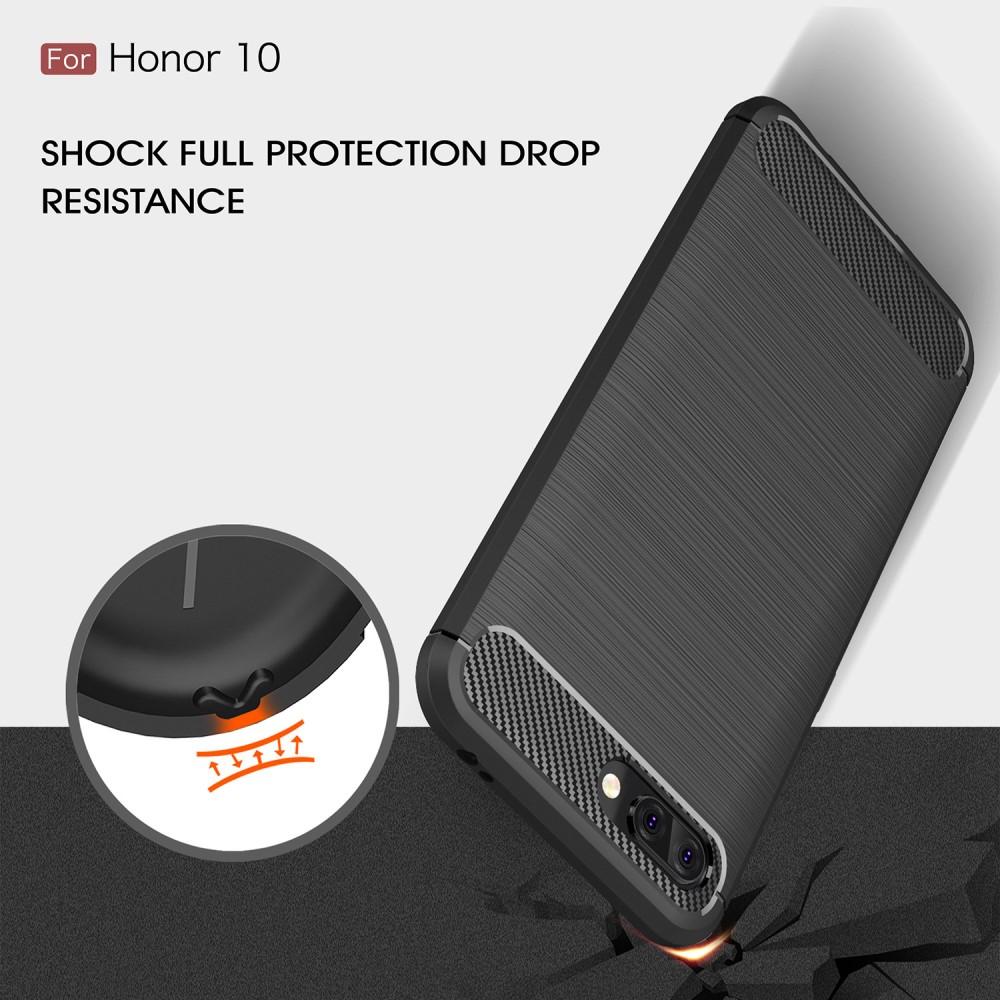 Huawei Honor 10 TPU-skal Brushed, Svart