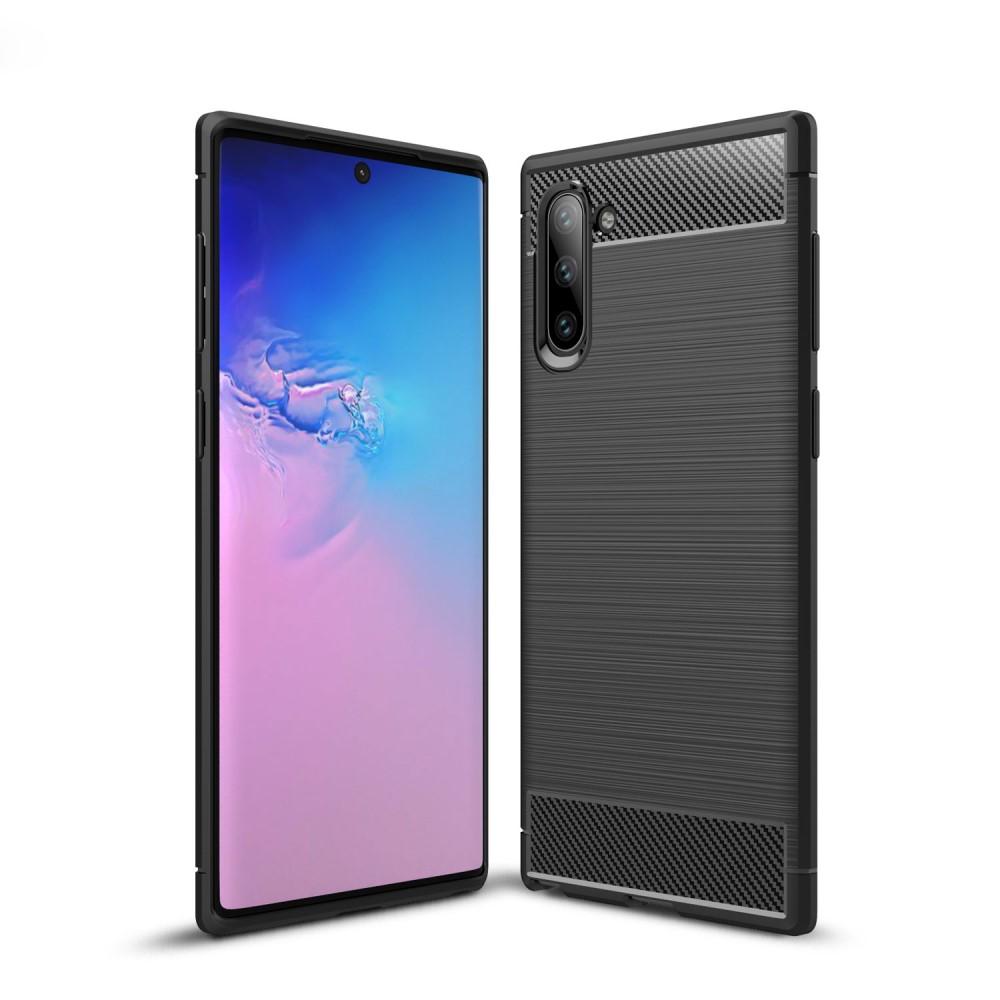 Samsung Galaxy Note 10 TPU-skal Brushed, Svart