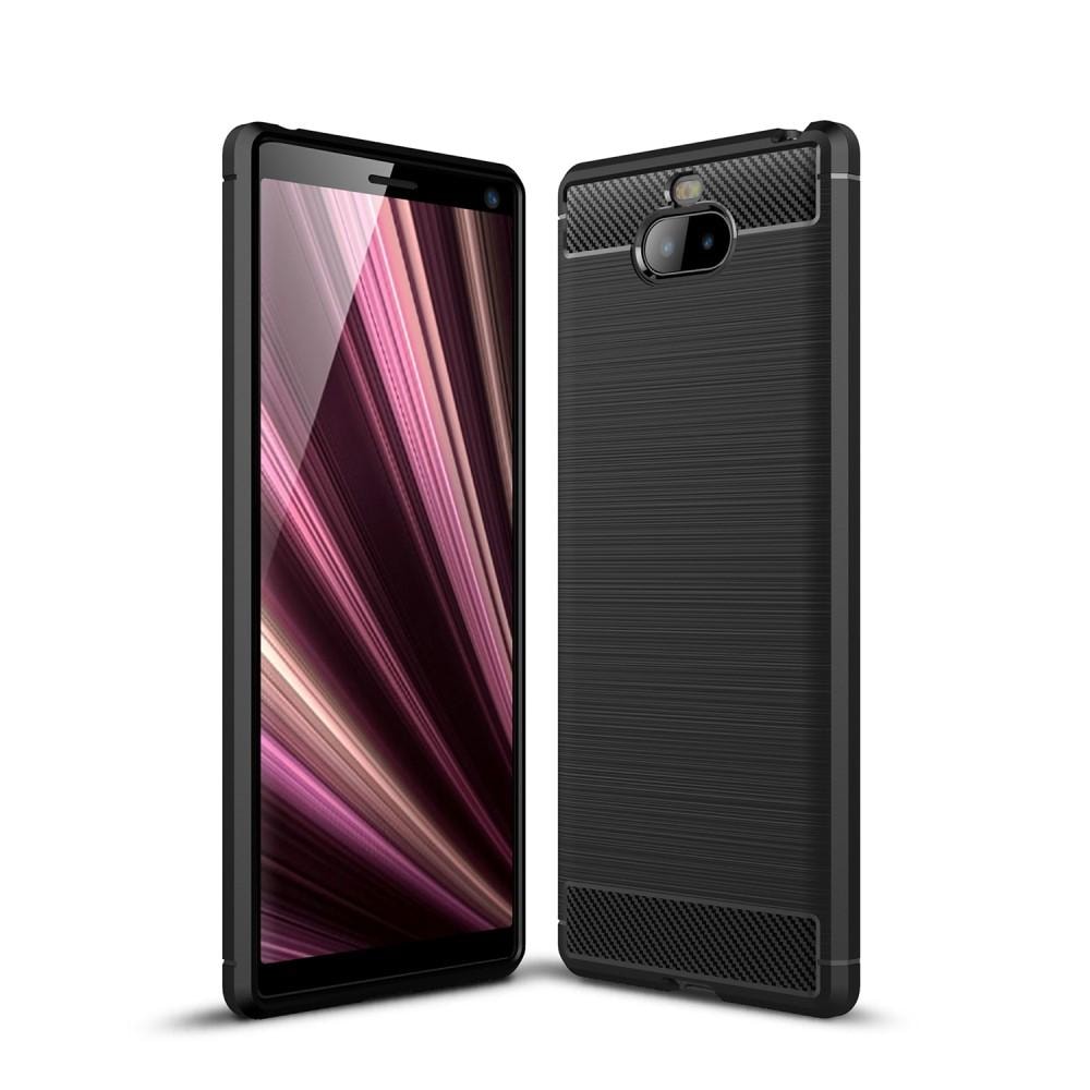 Sony Xperia 10 Plus TPU-skal Brushed, Black