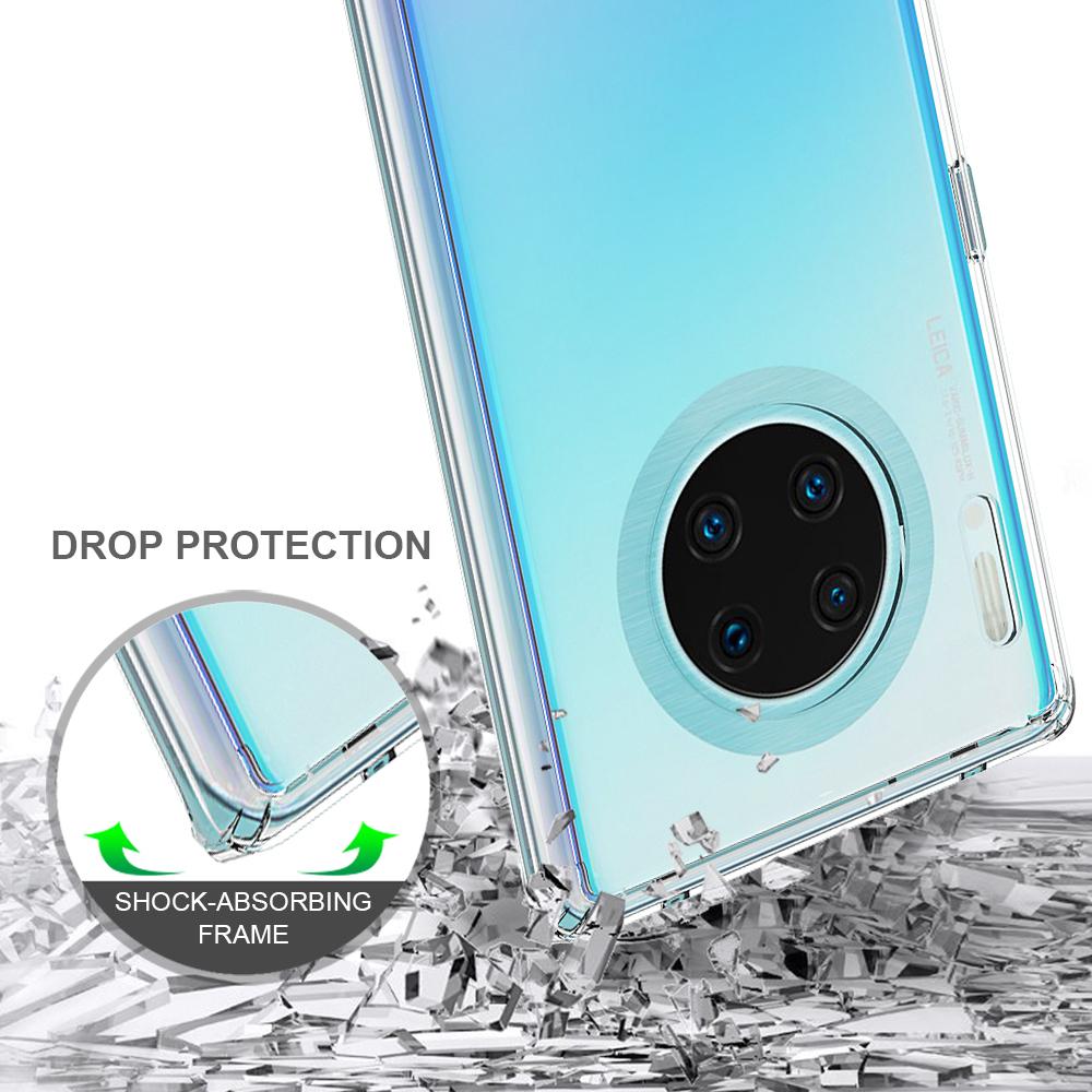 Huawei Mate 30 Pro Crystal Hybrid-skal, transparent