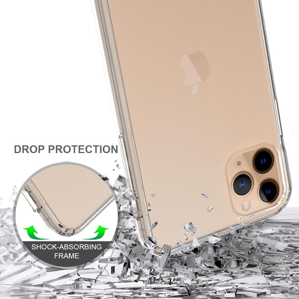 iPhone 11 Pro Max Crystal Hybrid-skal, Genomskinlig