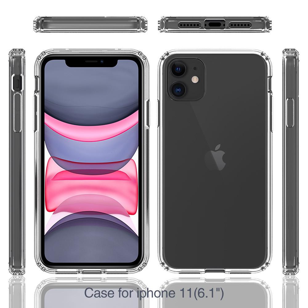 iPhone 11 Crystal Hybrid-skal, transparent
