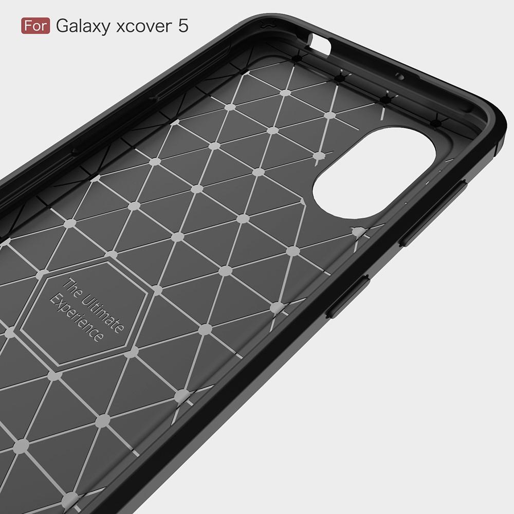 Galaxy Xcover 5 TPU-skal Brushed, Black