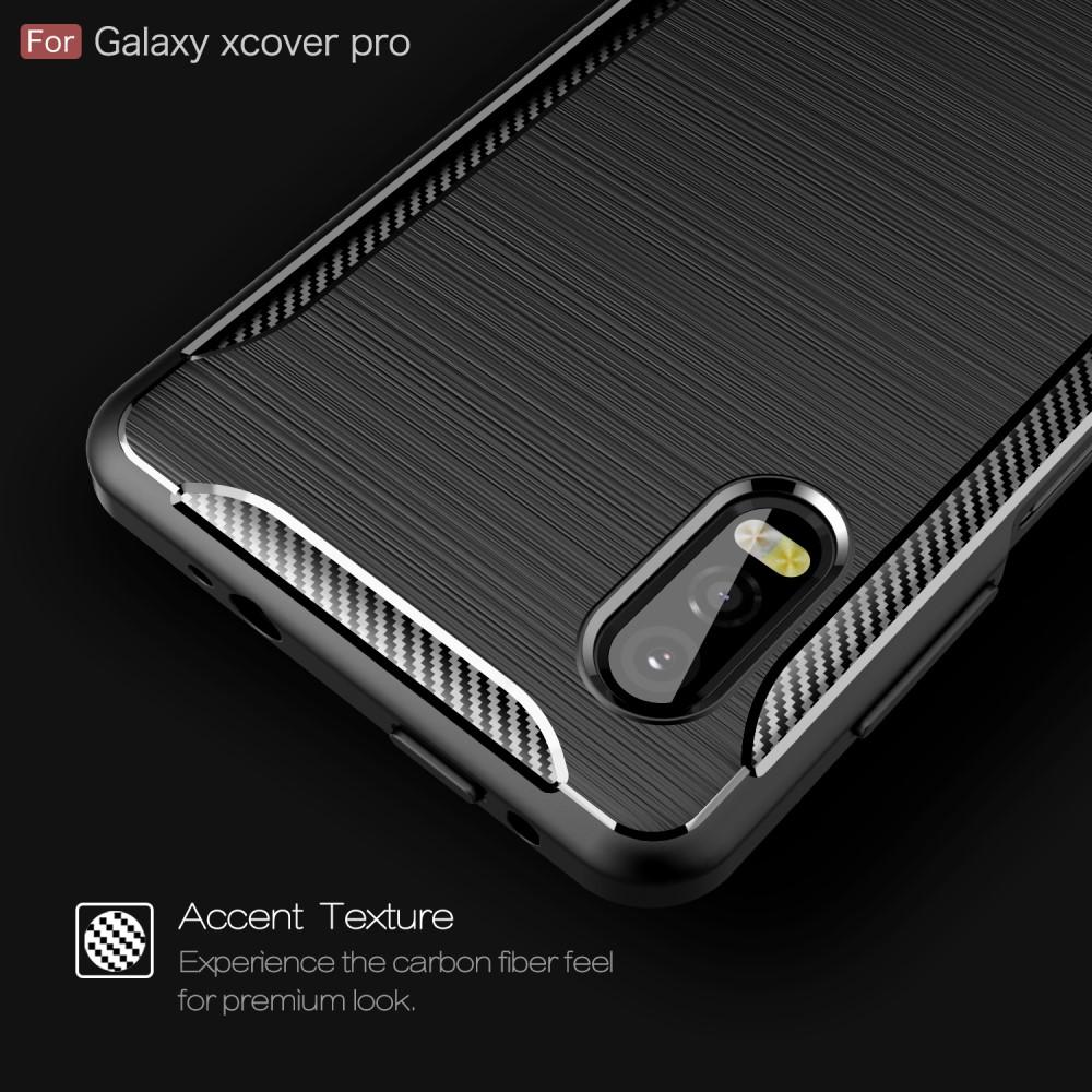 Galaxy Xcover Pro TPU-skal Brushed, Black