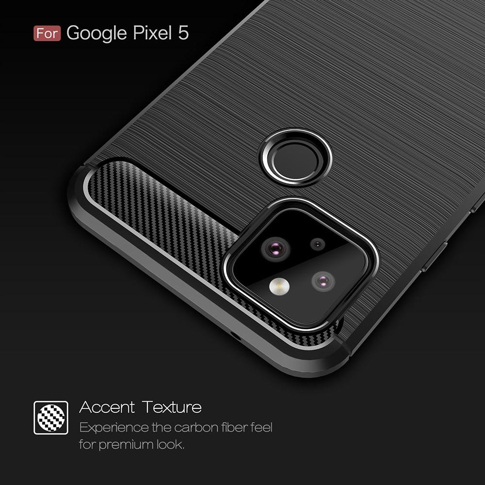 Google Pixel 5 TPU-skal Brushed, Black