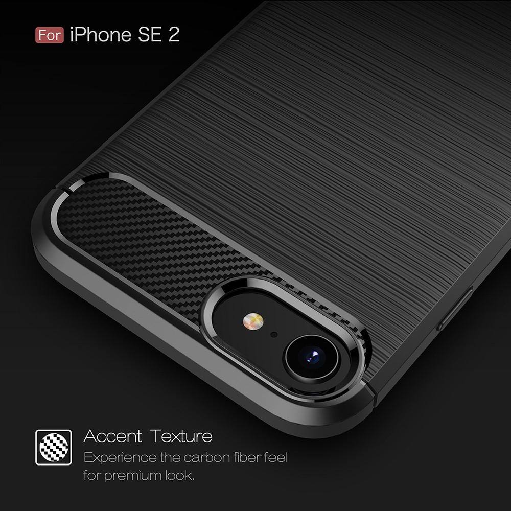 iPhone 7 TPU-skal Brushed, Svart