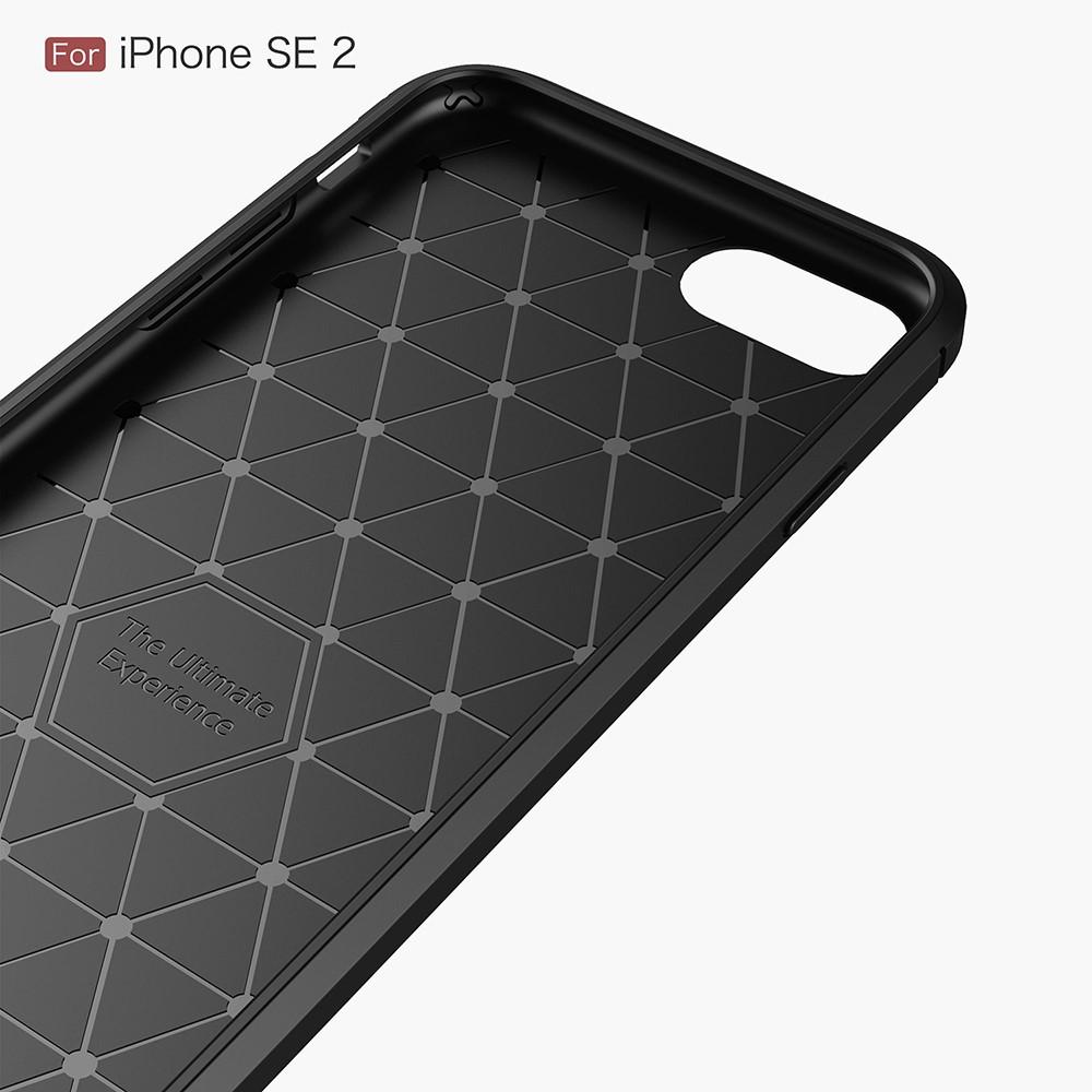 iPhone 7 TPU-skal Brushed, Svart