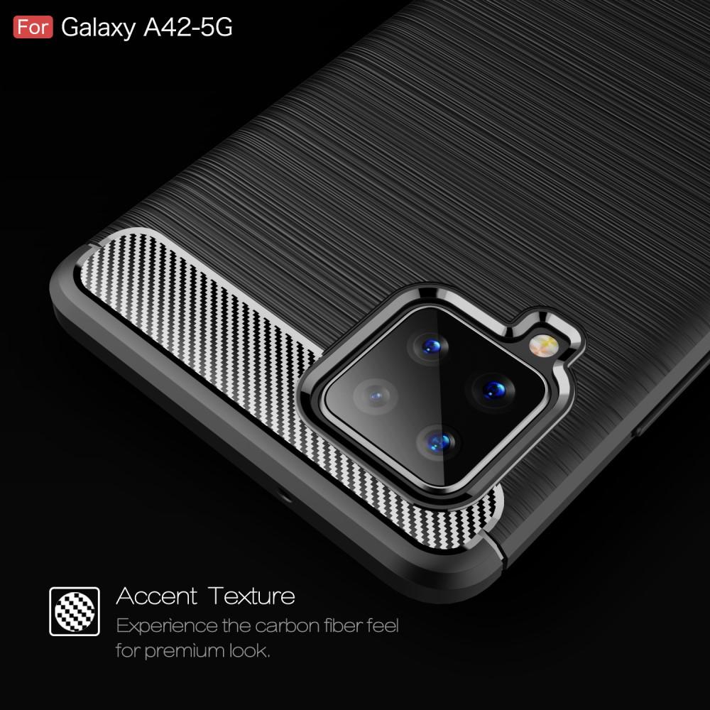 Samsung Galaxy A42 5G TPU-skal Brushed, Black