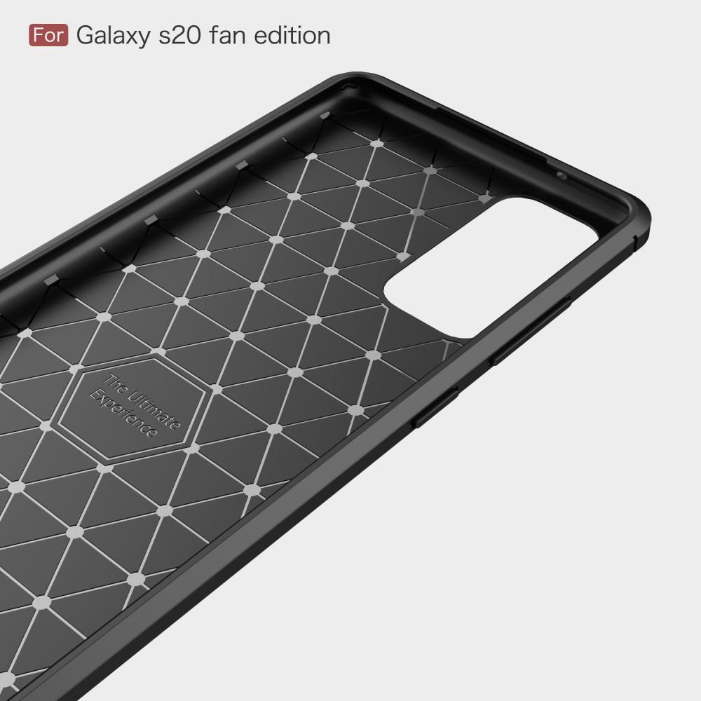 Samsung Galaxy S20 FE TPU-skal Brushed, Black