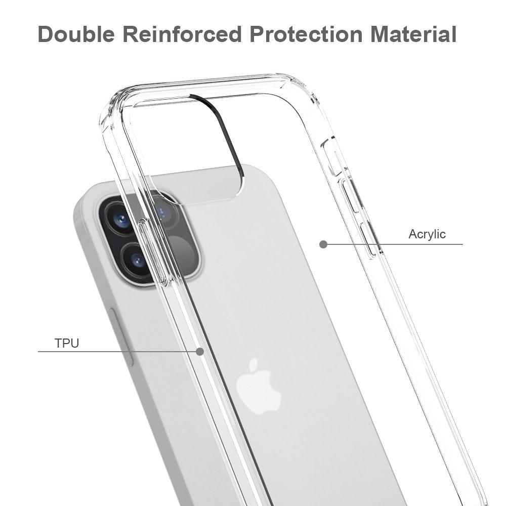 iPhone 12/12 Pro Crystal Hybrid-skal, transparent