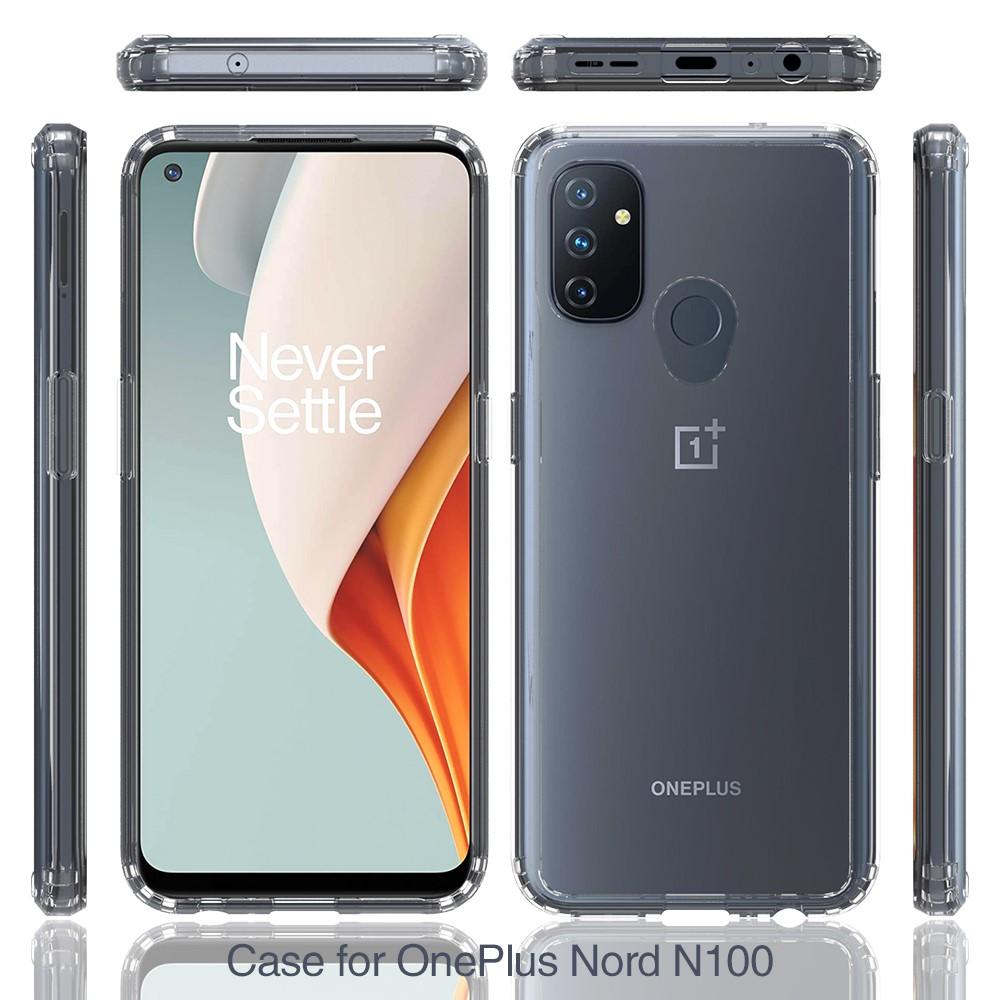  OnePlus Nord N100 Crystal Hybrid-skal, Genomskinlig