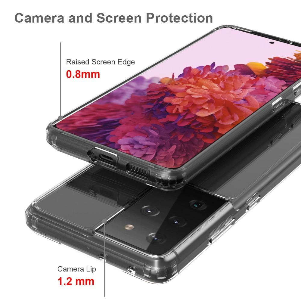 Samsung Galaxy S21 Ultra Crystal Hybrid-skal, transparent