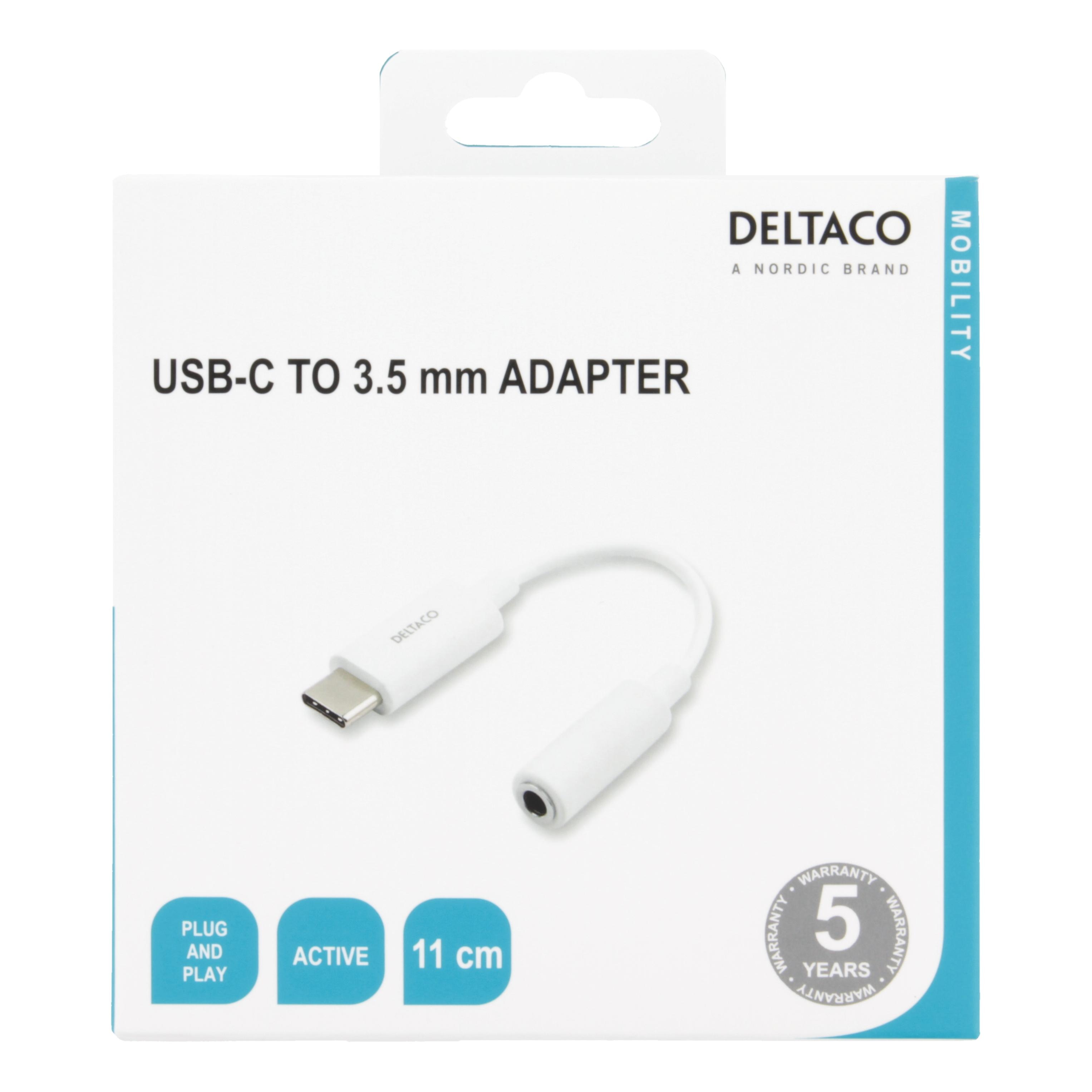 USB-C till 3.5 mm DAC-adapter